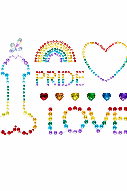 Free Shipping For Pride Adhesive Body Jewels Stickers