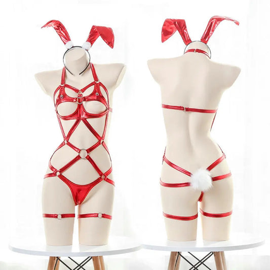 Free Shipping For 'Private Time' Anime Girl Cross Strap Body Suit