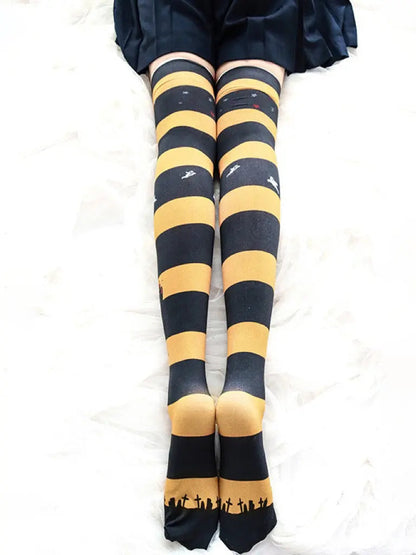 Free Shipping For 'Pumpkin Market' Limited Halloween Leg Tights