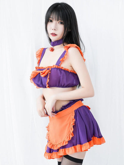 Free Shipping For 'Pumpkin Pie' Kawaii Maid Halloween Costume