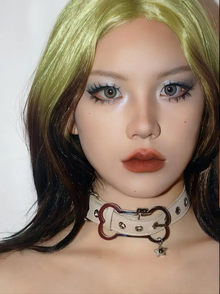 Free Shipping For 'Puppy Love'  Kawaii Dog Bone Harajuku Choker Necklace