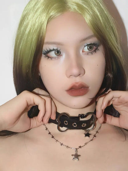 Free Shipping For 'Puppy Love'  Kawaii Dog Bone Harajuku Choker Necklace