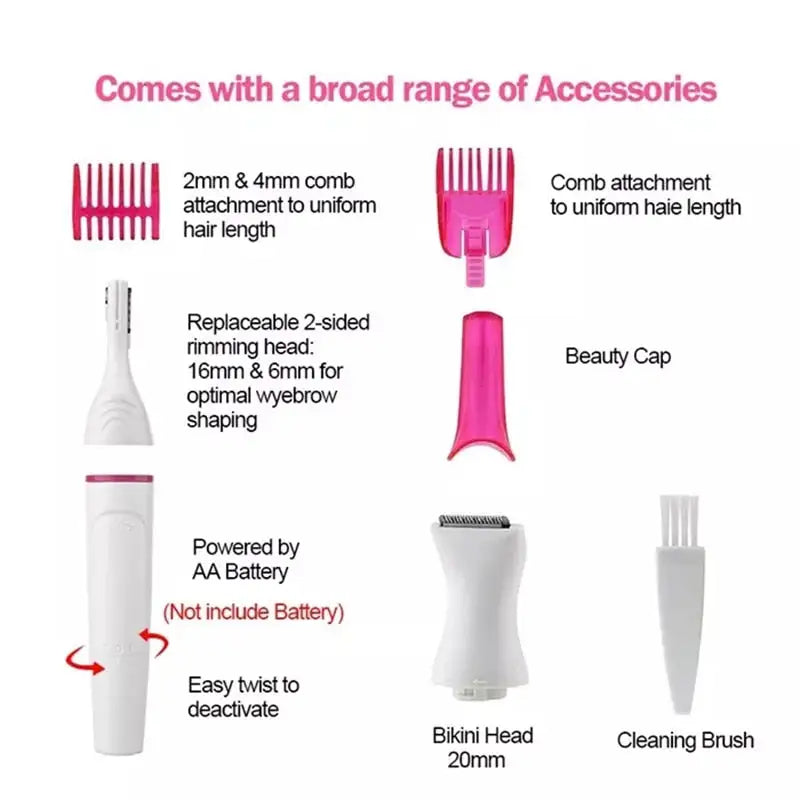 Free Shipping For5 In 1 Multifunction Hair Removal