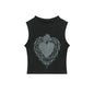 Free Shipping For 'Queencard' y2k Punk Distressed Tank Top