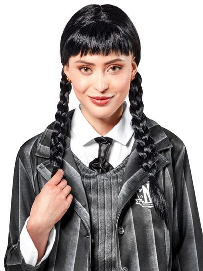 Free Shipping For Women's Wednesday Addams Wig