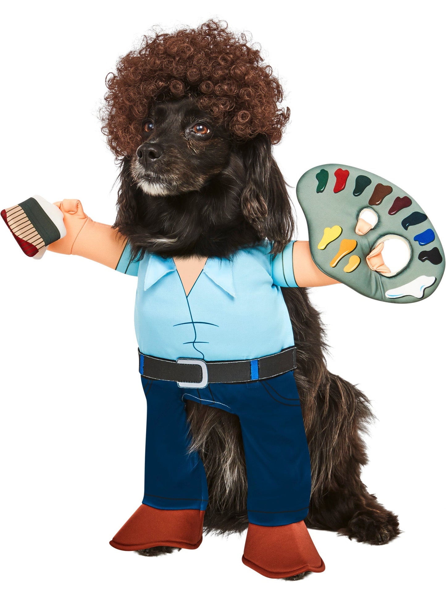 Free Shipping For Bob Ross Walking Pet Costume