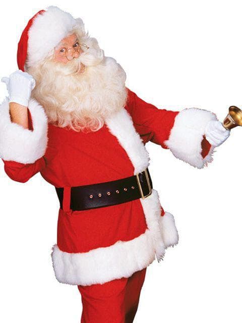 Free Shipping For Adult Deluxe Velvet Santa Suit Xl Costume