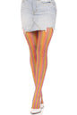 Free Shipping For Rainbow Crochet Net Tights