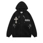 Free Shipping For 'Redemption' Cross Oversized Grunge Hoodie Coat