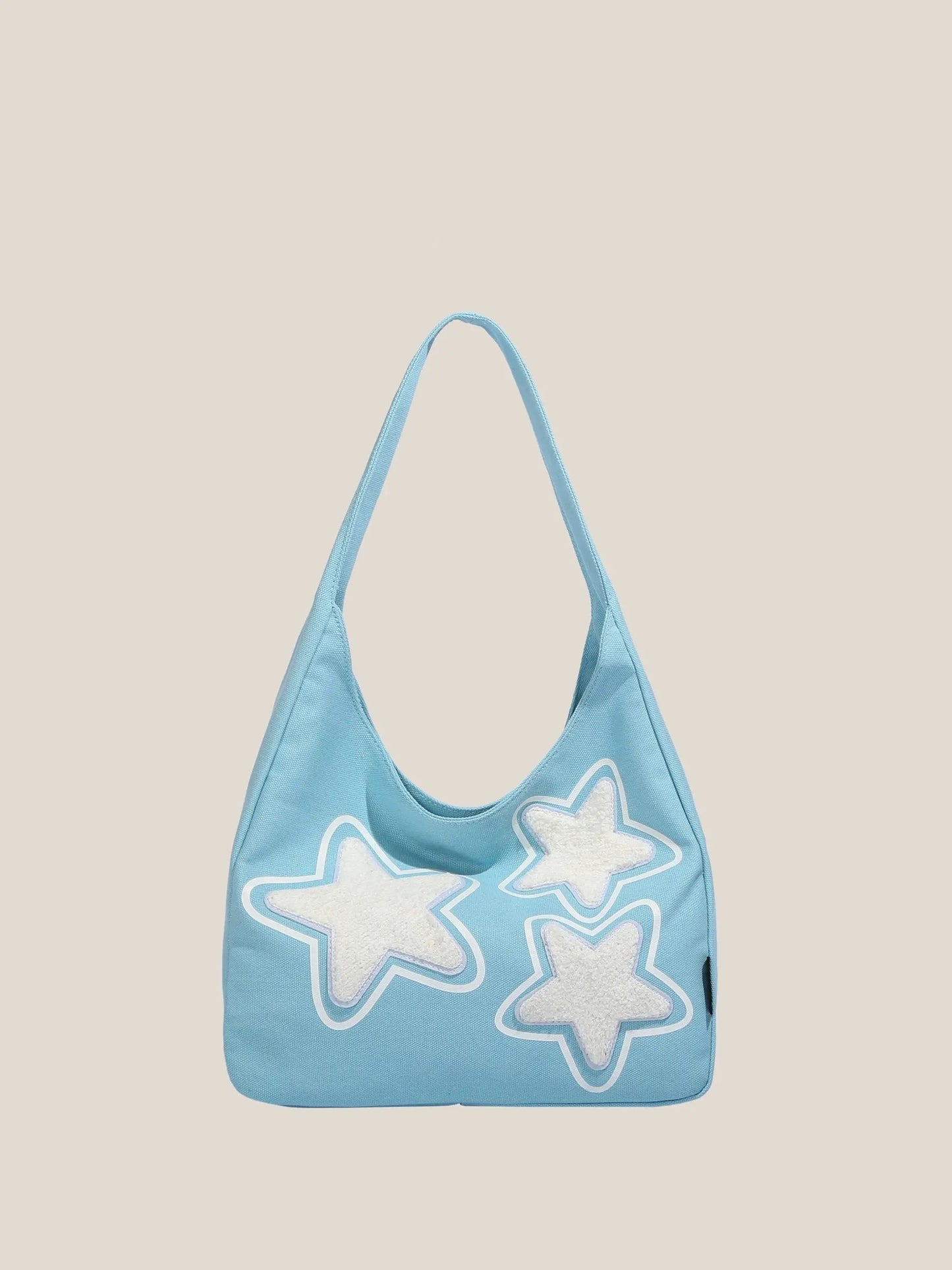 Free Shipping For 'Retro Star' Y2k Fleeced Star Underarm Bag