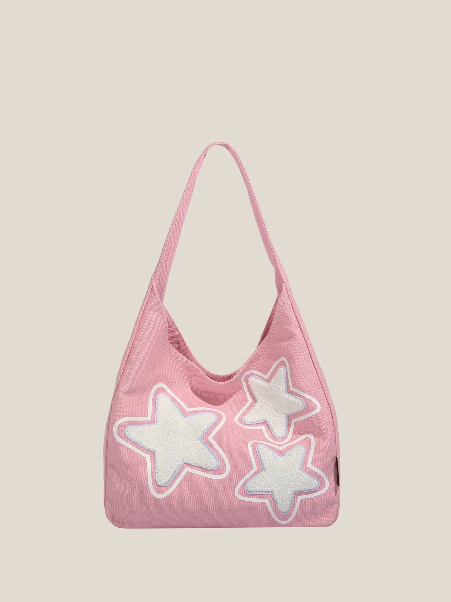 Free Shipping For 'Retro Star' Y2k Fleeced Star Underarm Bag