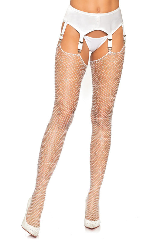 Free Shipping For Rhinestone Fishnet Stockings