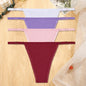 Free Shipping For Lacy Temptation - 4Pcs/Set Transparent Lace Thongs ( S-XL)