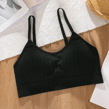 Sleek Wireless Bralette - Comfortable and Stylish Crop Lingerie