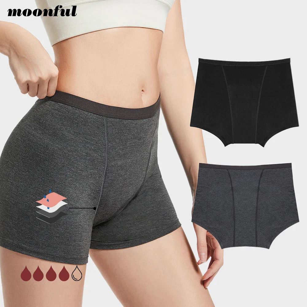 Free Shipping For FlowGuard - High Waist Menstrual Boxer Shorts for Abundant Flow (S-2XL)