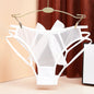 Free shipping for Women See Through Mesh Briefs Ladies Transparent Underwear Hollow Out Underpants Erotic Lingerie Bow Lingerie Porno Panties