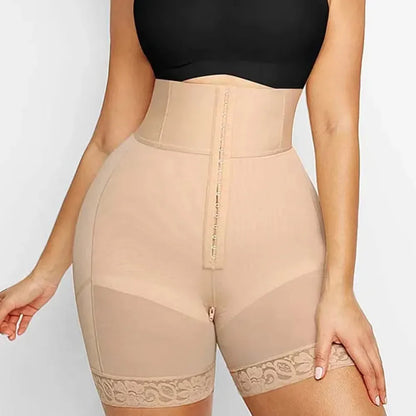 Free Shipping For High Waist Booty Shorts - 3-Boned Sculpt, Tummy Control for Women's Flawless Silhouette ( S-XXXL)