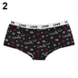 Women Sexy Valentine's Day Panties Women Breathable Underwear Comfort Cute Love Print Low Waist Briefs Panties Underpants Shorts