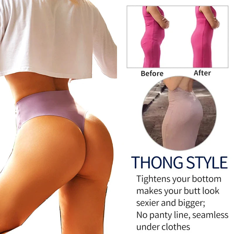 Free Shipping For High Waist Tummy Control Thong - Slimming Underwear with Butt Lifter (S-XL)