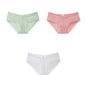 Free Shipping For Low-Rise Cotton Briefs with Lace Detailing - Soft Women's Underpants (M-L)