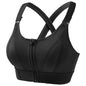 Free Shipping For Front Zippered Sports Bra for Women - High Strength Shockproof Running Vest (S-5XL)