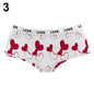 Women Sexy Valentine's Day Panties Women Breathable Underwear Comfort Cute Love Print Low Waist Briefs Panties Underpants Shorts