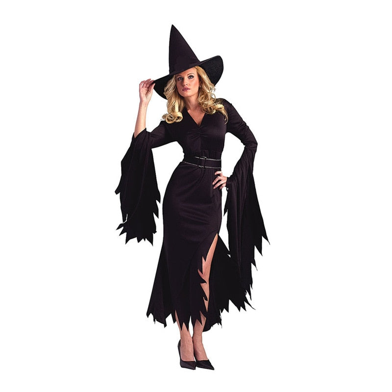 Free Shipping For Sexy Gothic Witch Costume