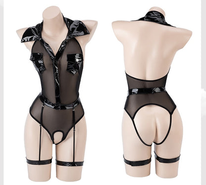 Free Shipping For Sexy Lingerie Cop Halloween Costume