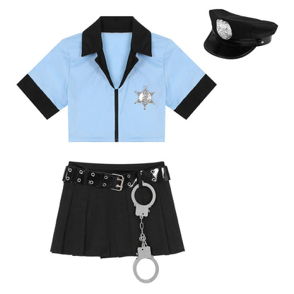 Free Shipping For Sexy Lingerie Police Sexy Uniform