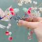 Free Shipping For Hivava Heavenly Butterfly Garden Cottagecore Princesscore Fairycore Soft Girl Kawaii Hair Comb Pin Accessory Set