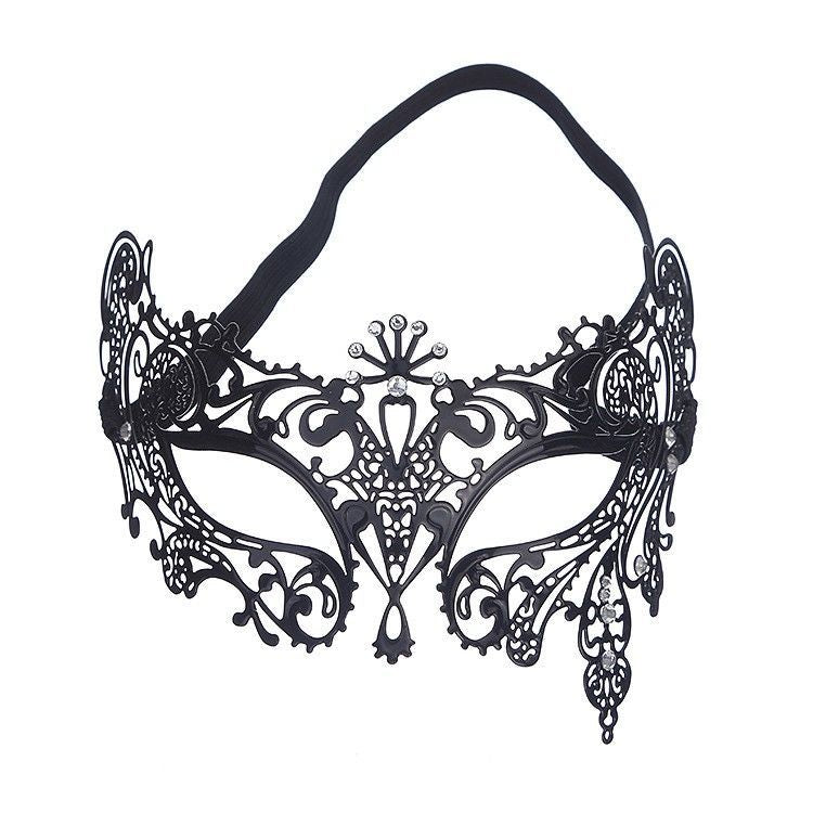 Free Shipping For Black Venetian Mask