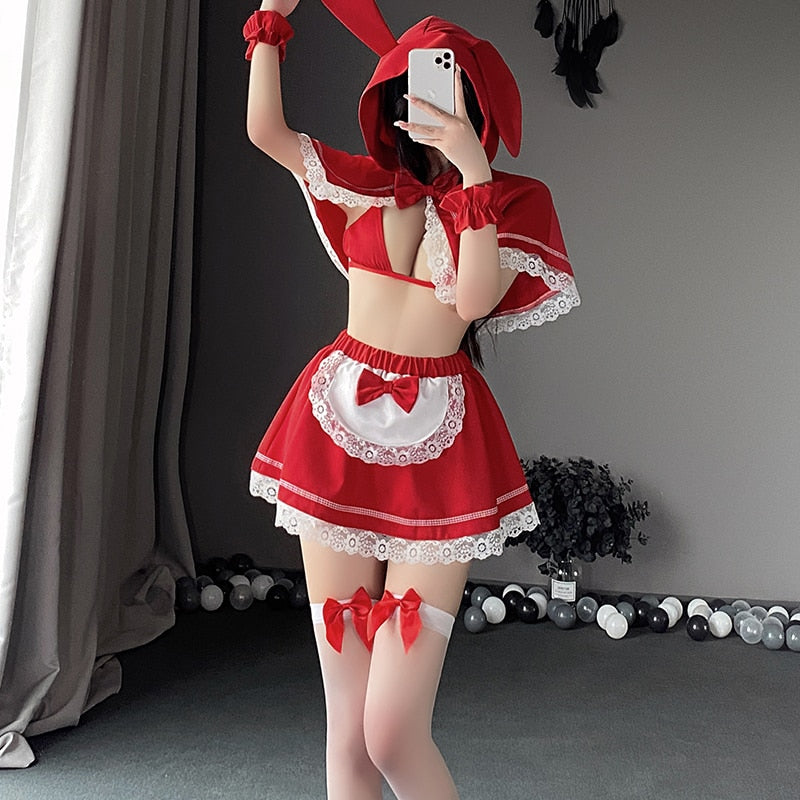 Free Shipping For Sexy Cosplay Maid Outfits