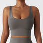 Skin-Friendly Sports Bra with Chest Pad - Comfortable Tank Top ( S-XL )