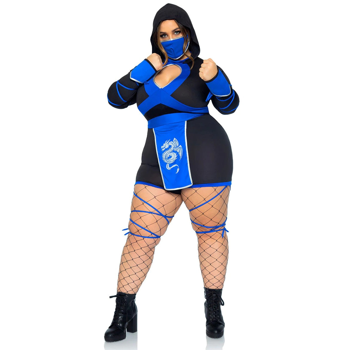 Free Shipping For Sexy Plus Size Ninja Costume