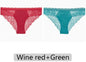 Free Shipping For Trendy Lace Delight - 2Pcs/Set Low-Rise Floral Lace Panties (S-XL)