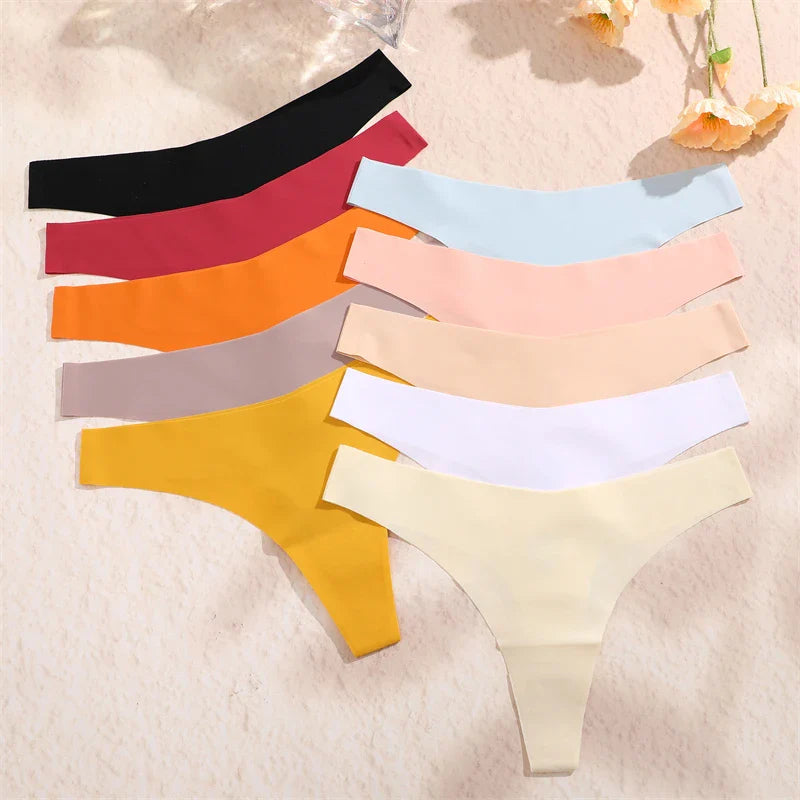 Free Shipping For V-Shaped ComFor t - Seamless Low Waist Thongs For  Women (XS-XL)