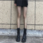 Free Shipping For Long Hollow Out Fishnet Stockings - High-Waist Black Pantyhose