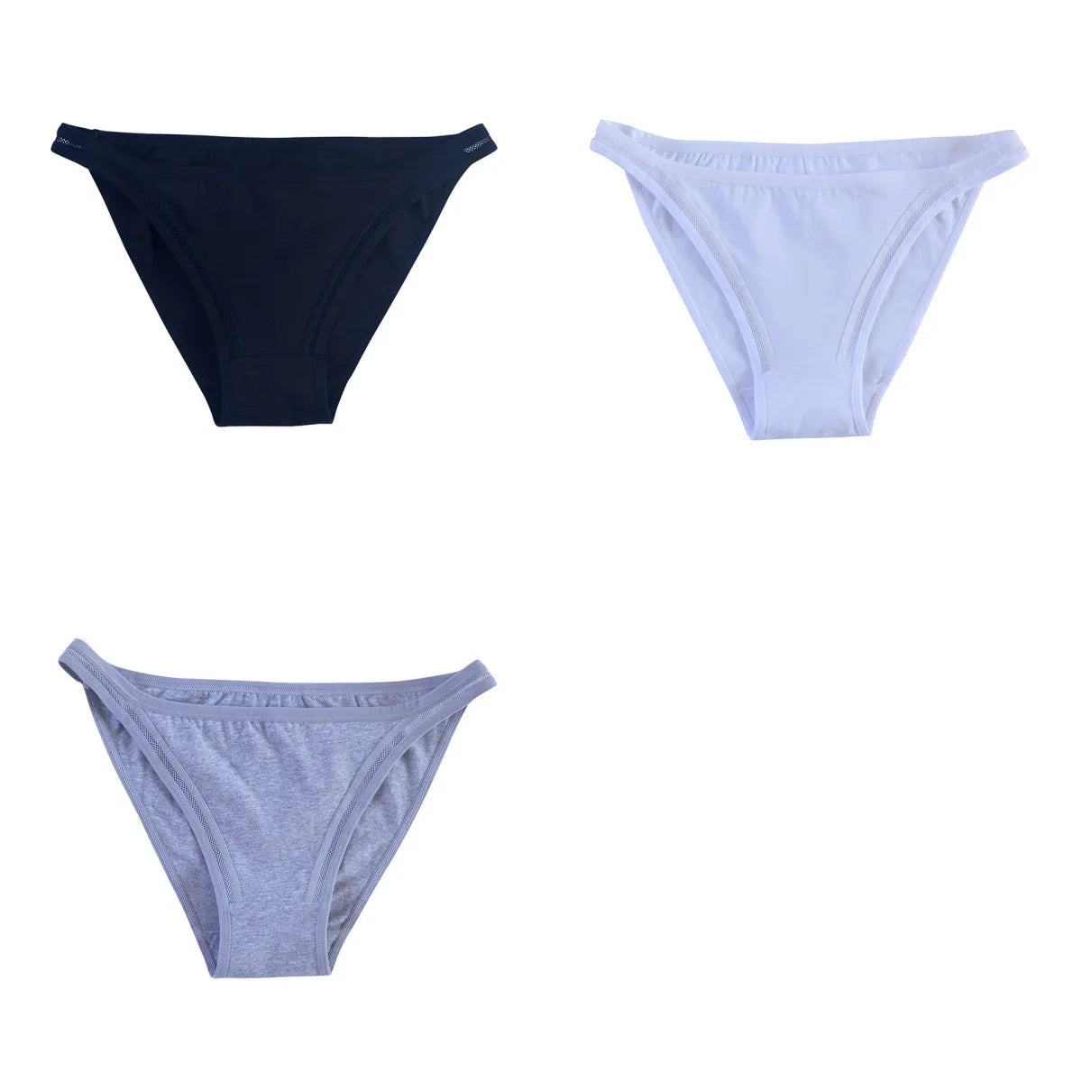 Free Shipping For Cotton Seamless Panties - ComFor t Hollow Panty Briefs - 3PCs ( M-XL)