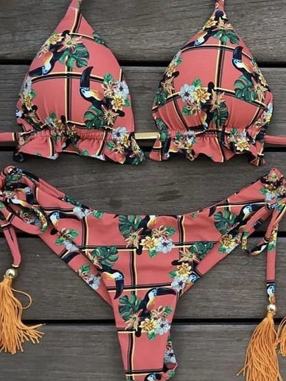 Stamp Push-Up Bikini Set (S-L)