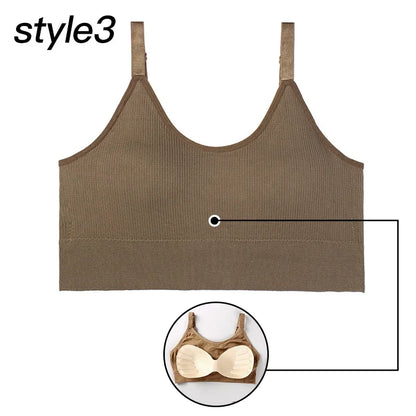 Sleek Wireless Bralette - Comfortable and Stylish Crop Lingerie