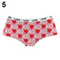 Women Sexy Valentine's Day Panties Women Breathable Underwear Comfort Cute Love Print Low Waist Briefs Panties Underpants Shorts