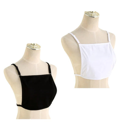 Free shipping for Floral Cotton Mock Camisole Bras Cleavage Cover Overlay Panel Vest Wrapped Chest