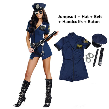 Free Shipping For Sexy Lingerie Cop Costume Women