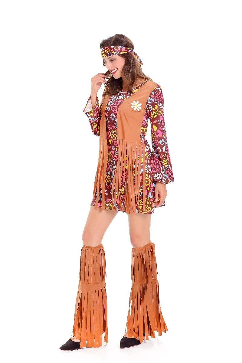 Free Shipping For Sexy Hippie Costume