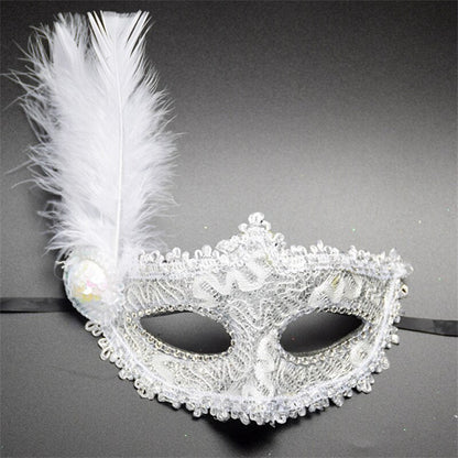 Free Shipping For Feathered Masquerade Mask