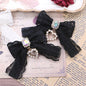 Free Shipping For Hivava Ice Cream Heart Charm Cottagecore Fairycore Princesscore Coquette Kawaii Hair Bow Clip Accessory Set