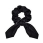 Free shipping for New Chiffon Bowknot Elastic Hair Bands For Women Girls Solid Color Scrunchies Headband Hair Ties Ponytail Holder Hair Accessorie