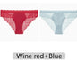 Free Shipping For Trendy Lace Delight - 2Pcs/Set Low-Rise Floral Lace Panties (S-XL)