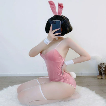 Free Shipping For Pink Bunny Cosplay