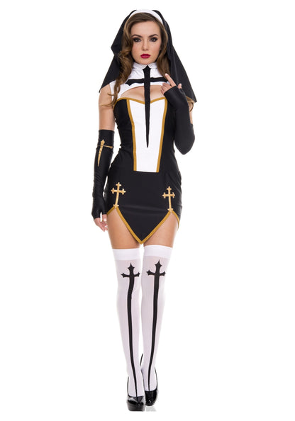 Free Shipping For Sexy Priest Costume